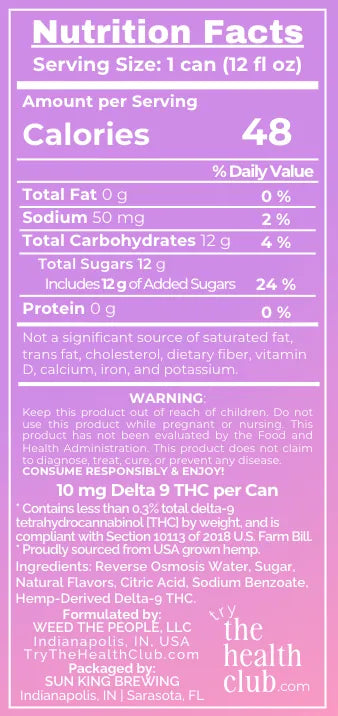 The Health Club - "Berry Buzzed" Strawberry Lemonade