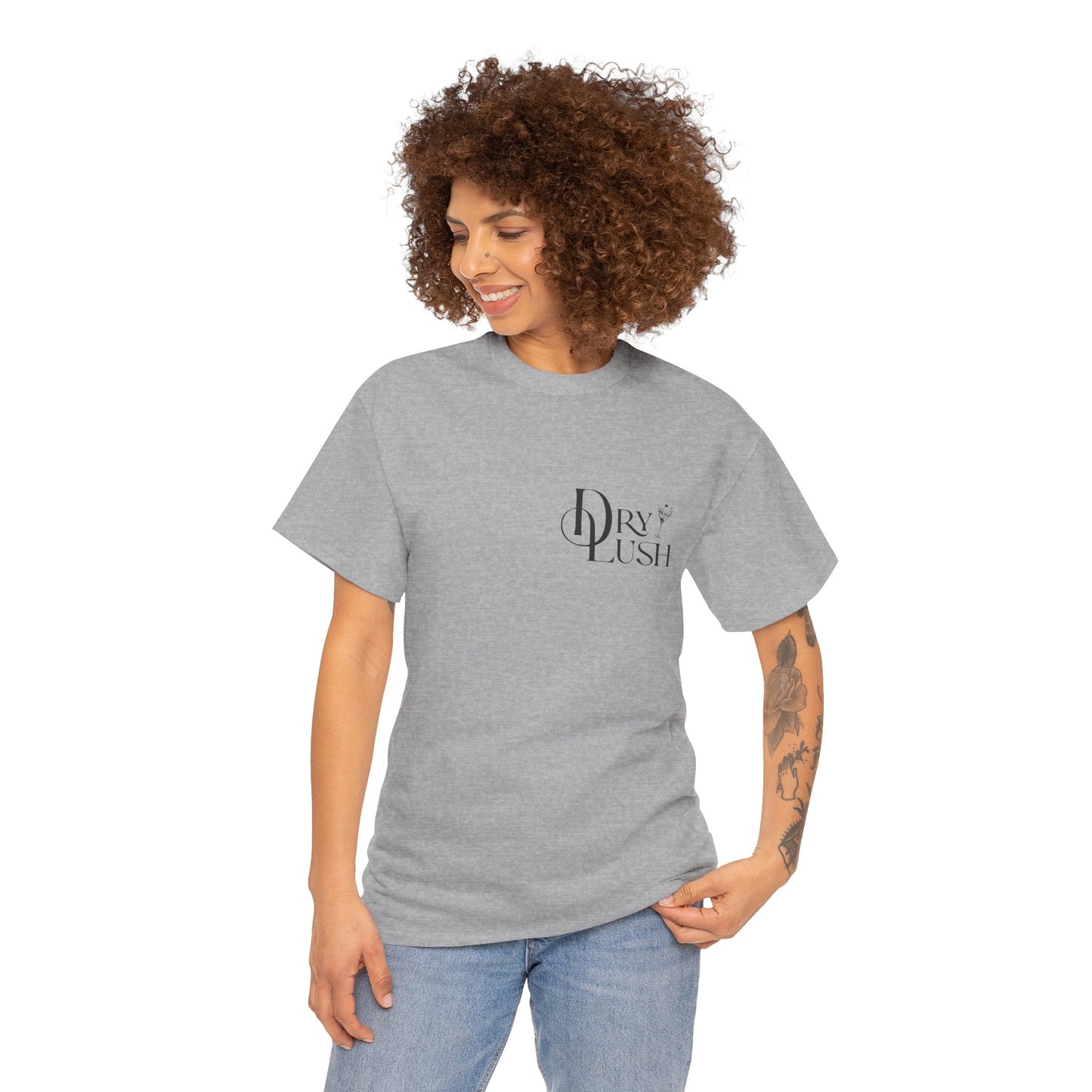NEW: Dry Lush "I'm So Glad You're Here" Logo T-shirt
