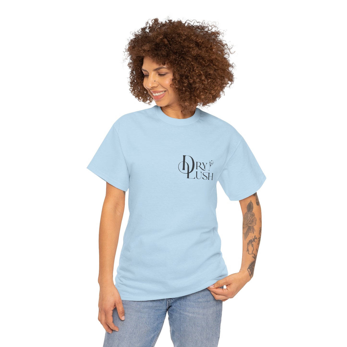 NEW: Dry Lush "I'm So Glad You're Here" Logo T-shirt