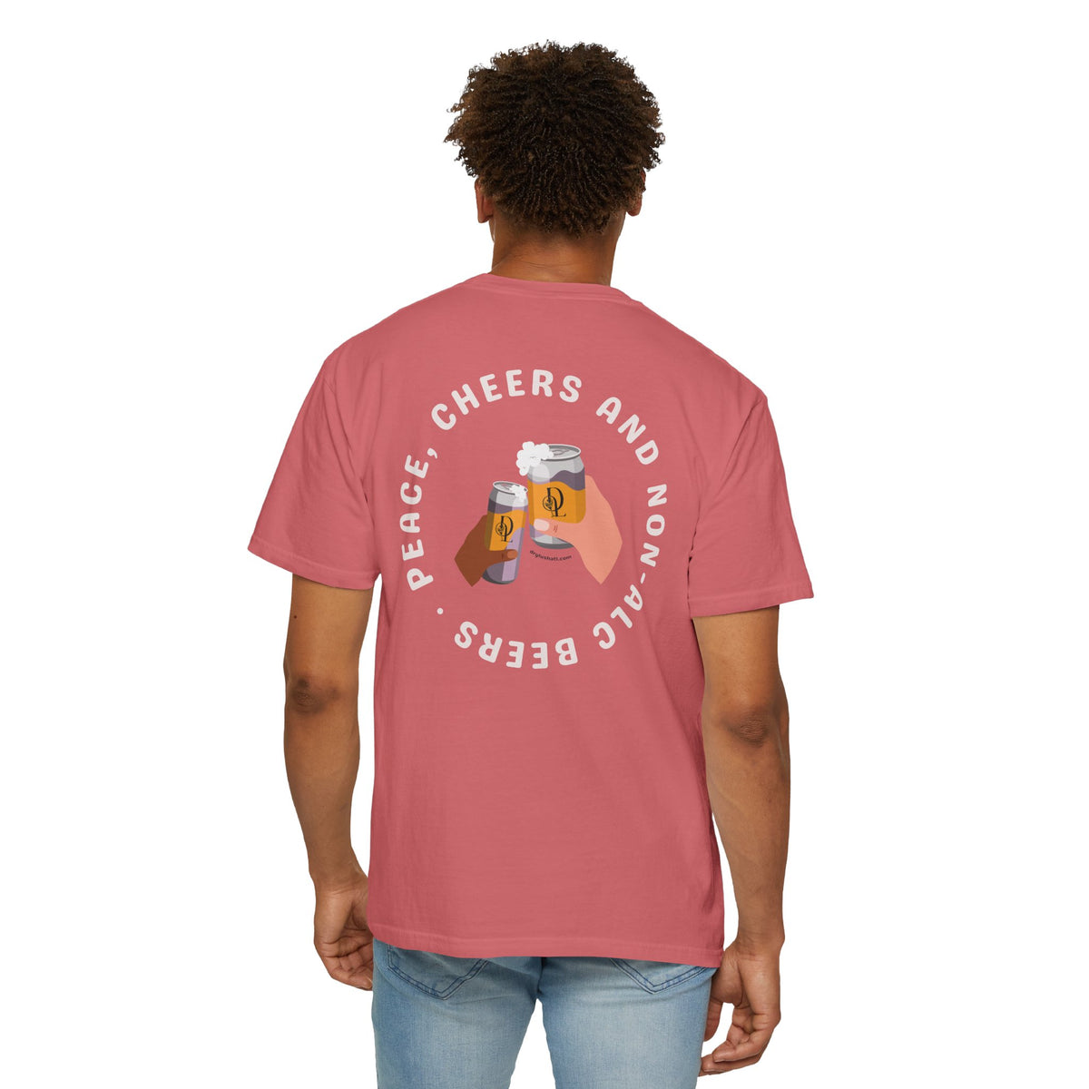 *NEW COLORS* Dry Lush "Peace, Cheers and Non-Alc Beers" Tee