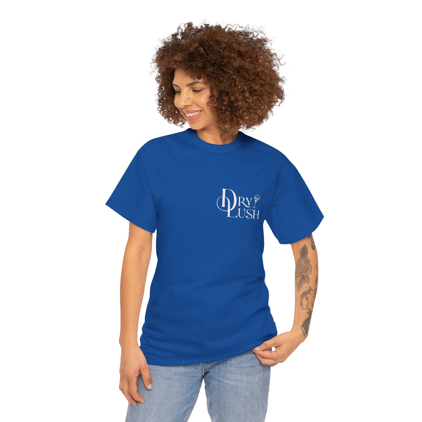NEW: Dry Lush "I'm So Glad You're Here" Logo T-shirt
