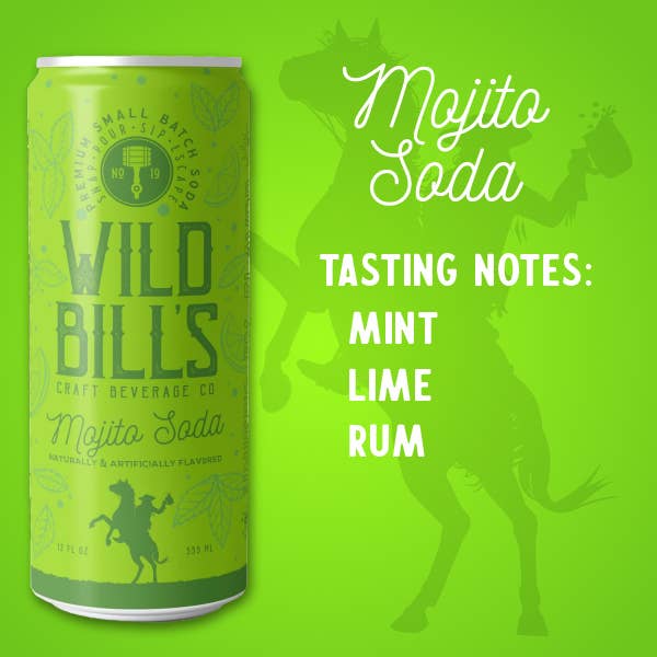 Wild Bill's "Mojito Mocktail" Craft Soda