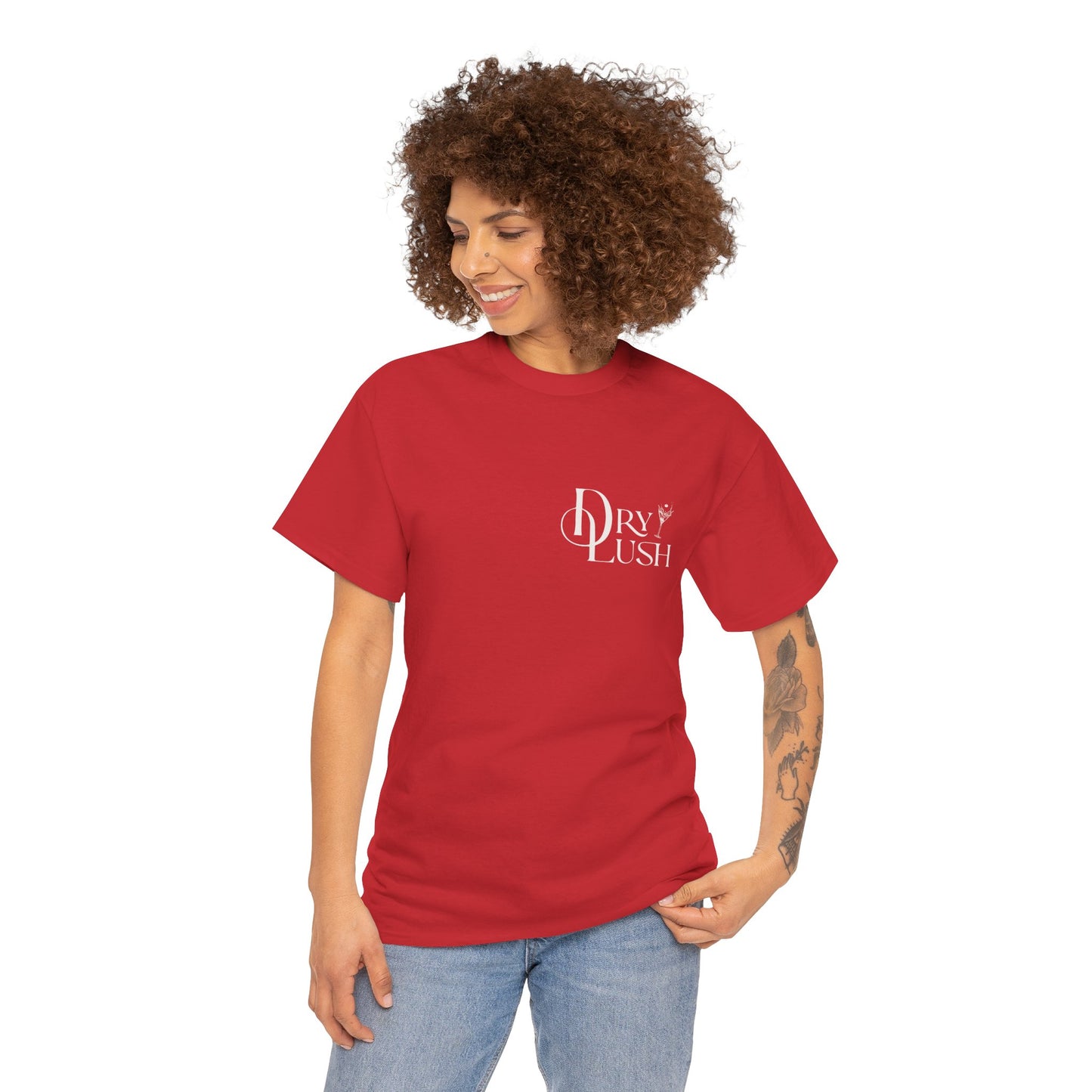 NEW: Dry Lush "I'm So Glad You're Here" Logo T-shirt