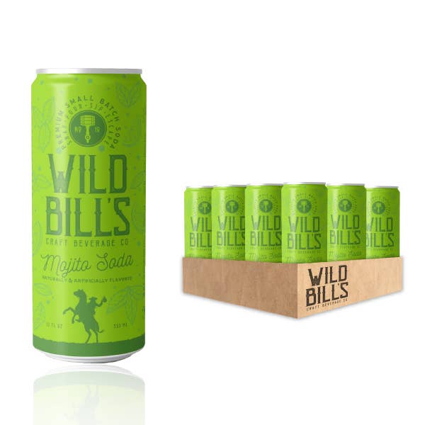 Wild Bill's "Mojito Mocktail" Craft Soda