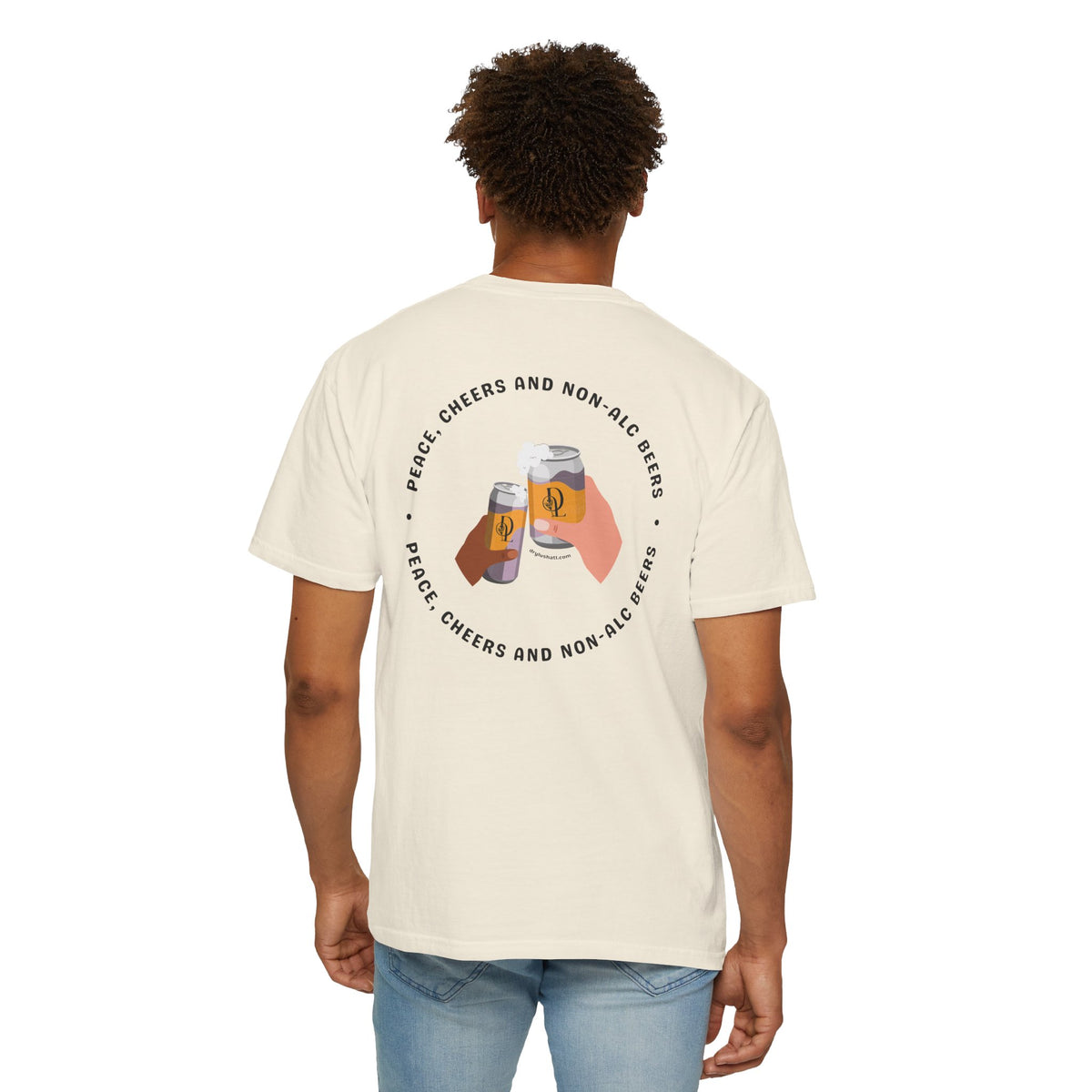 *NEW COLORS* Dry Lush "Peace, Cheers and Non-Alc Beers" Tee
