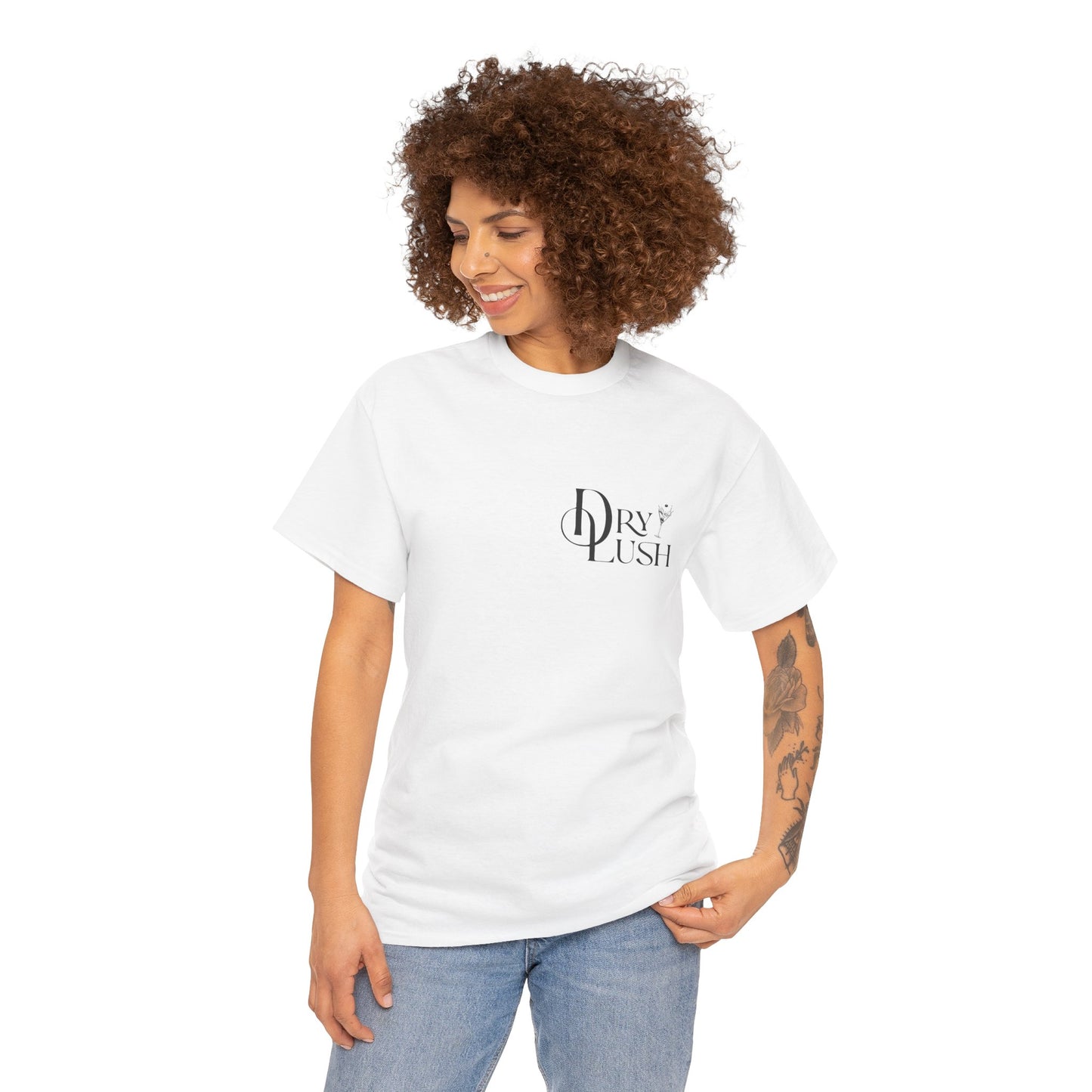 NEW: Dry Lush "I'm So Glad You're Here" Logo T-shirt