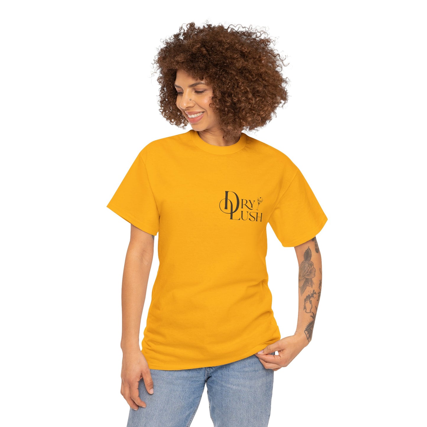 NEW: Dry Lush "I'm So Glad You're Here" Logo T-shirt