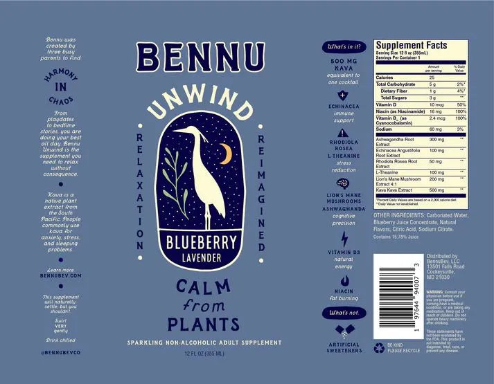 Bennu Unwind Blueberry Lavender