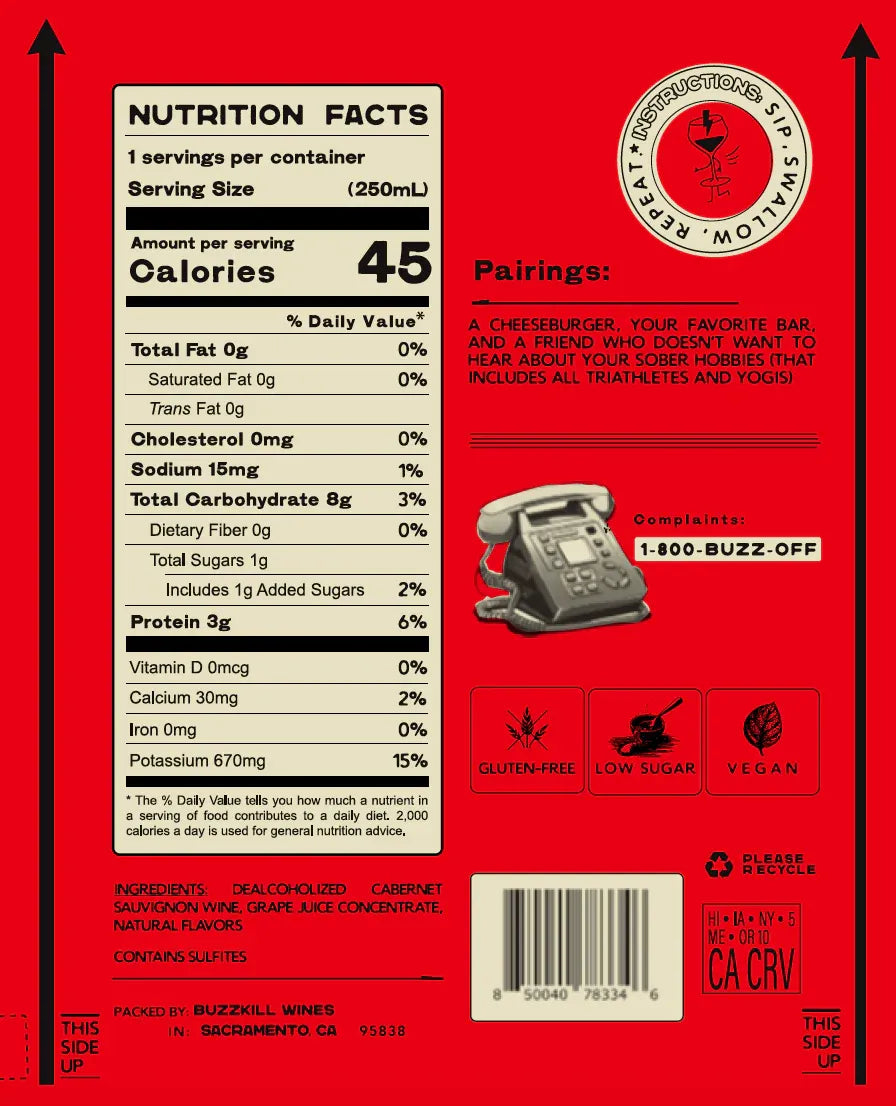 Buzzkill Cabernet Sauvignon 4-pack