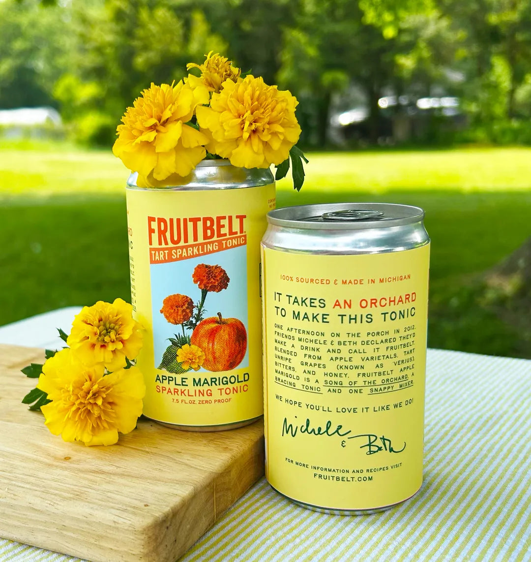 Fruitbelt Apple Marigold Tonic 4-pack