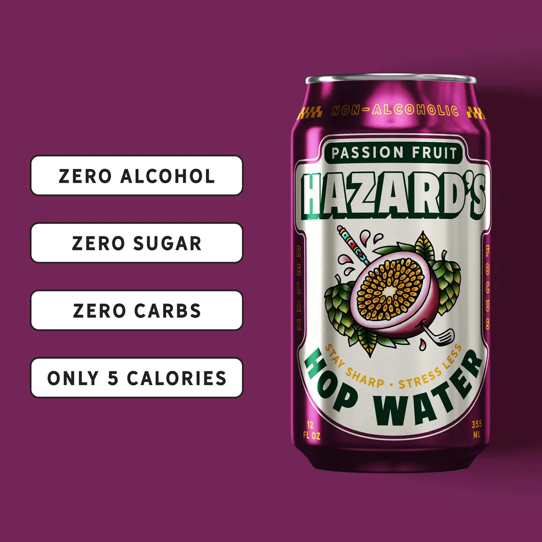 Hazard's Hop Water with Adaptogens