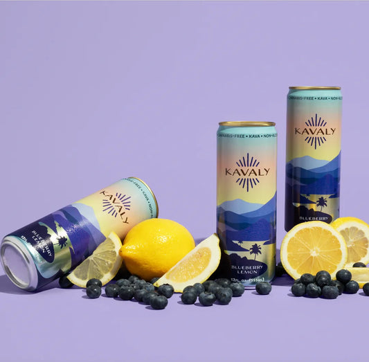 Kavaly Kava-Infused Blueberry Lemon