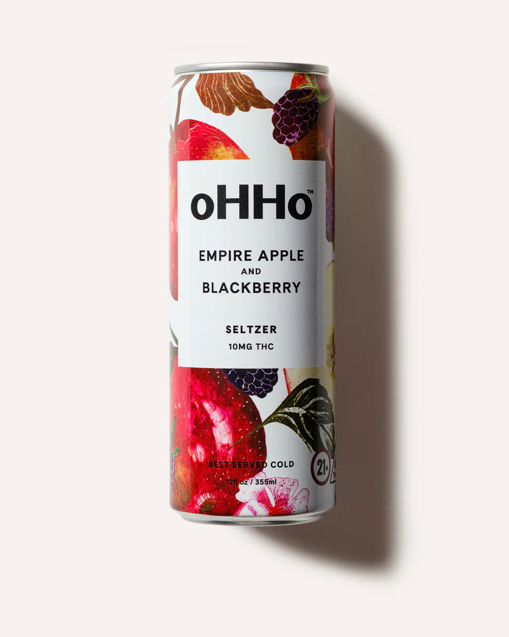 OHHO Infused Seltzer - Empire Apple & Blackberry Seltzer (4-pack)