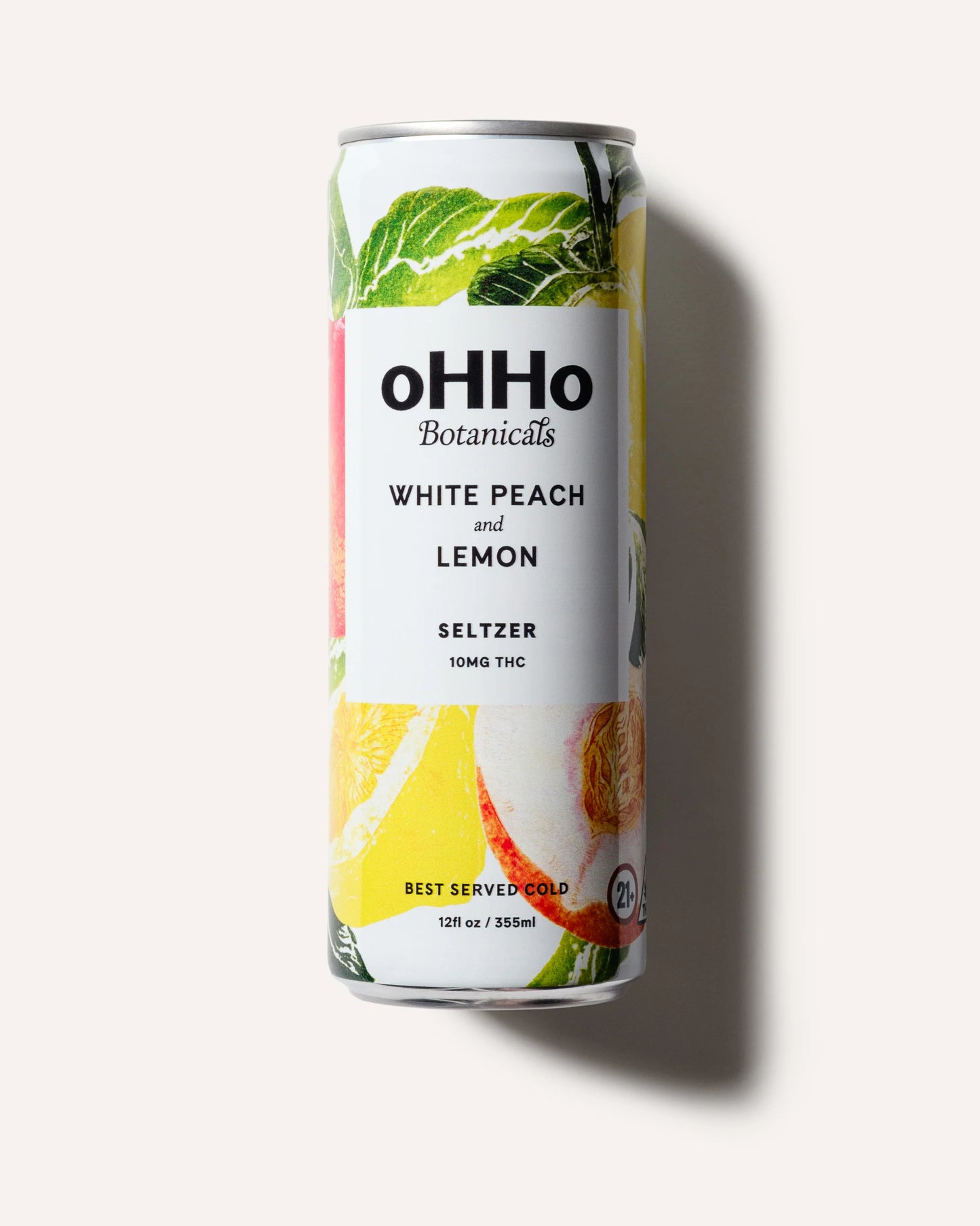OHHO Infused Seltzer White Peach and Lemon (4-pack)