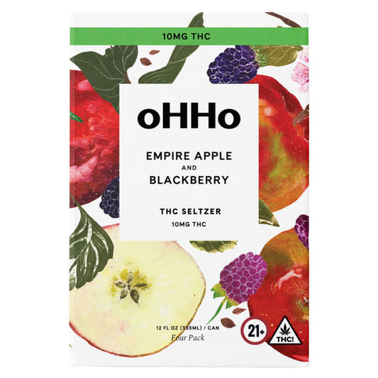 OHHO Infused Seltzer - Empire Apple & Blackberry Seltzer (4-pack)