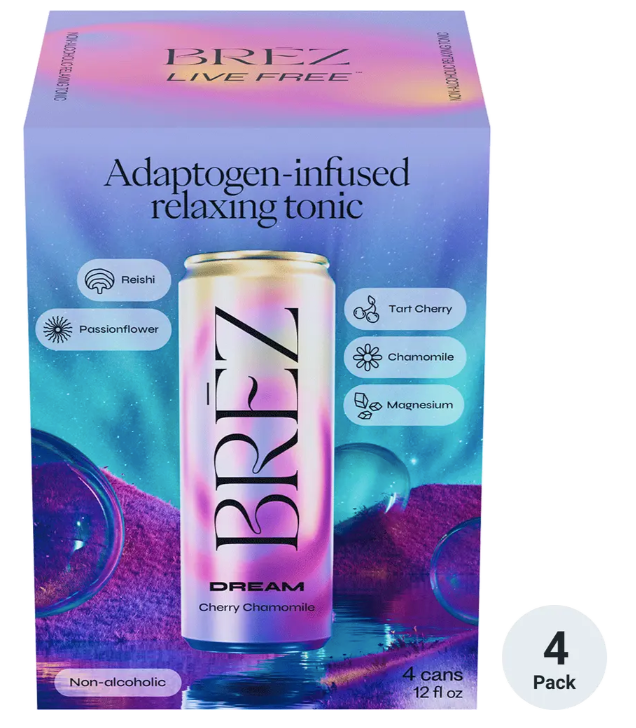 Brez Dream Relaxation Tonic (4-pack)