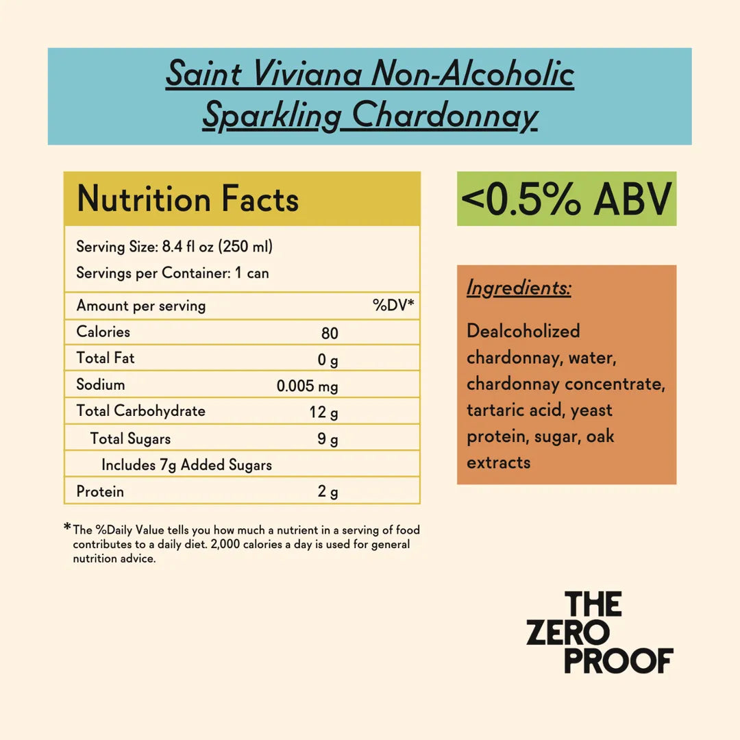 Saint Viviana Non-Alcoholic Sparkling Chardonnay