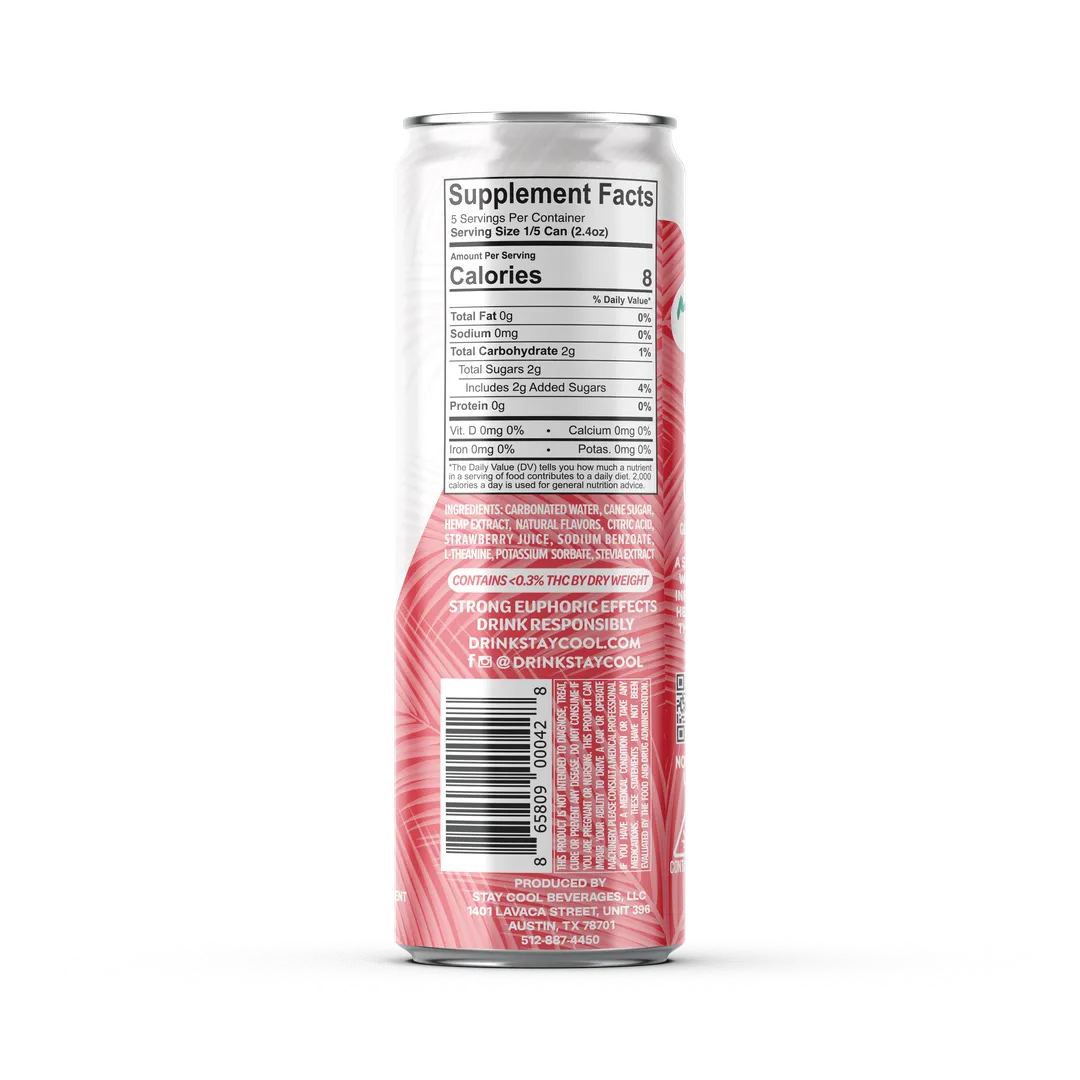 Stay Cool - Strawberry Bliss Infused Drink