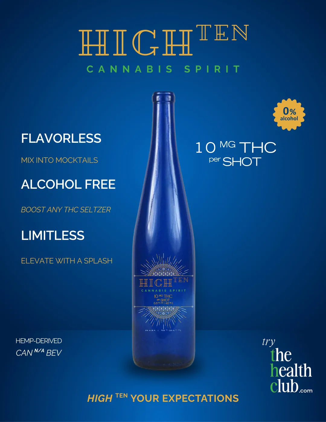 HIGH-TEN Cannabis Spirit
