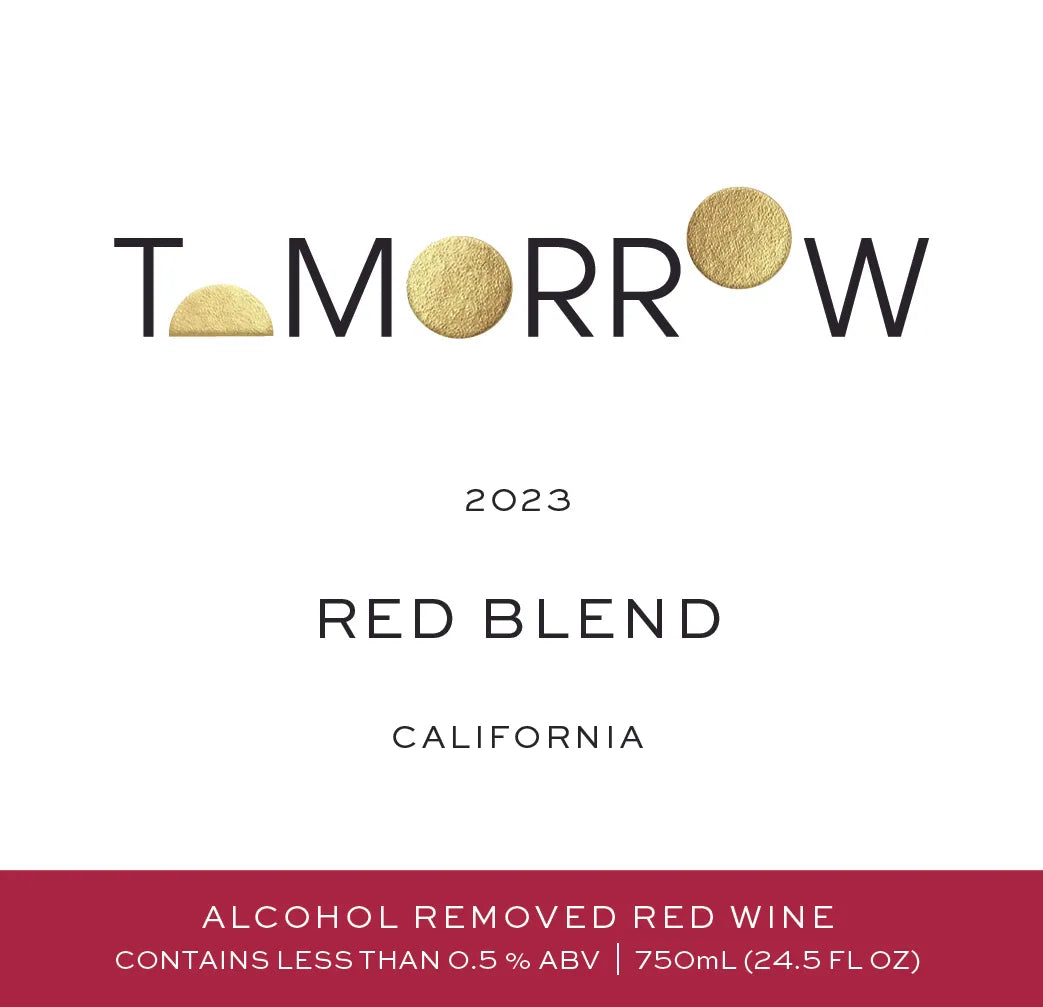 Tomorrow Cellars Red Blend De-alcoholized Wine