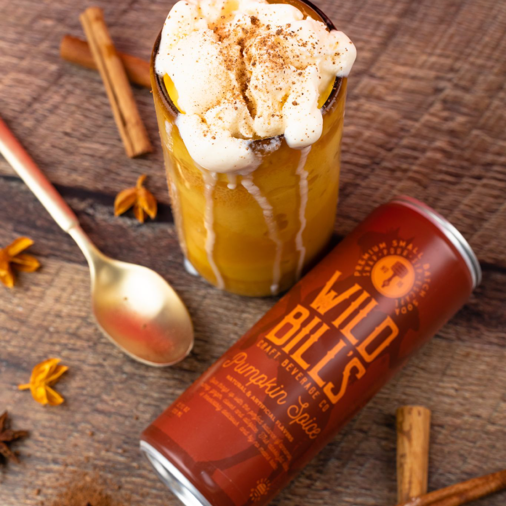 Wild Bill's Pumpkin Spice Premium Cane Sugar Soda