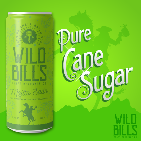 Wild Bill's "Mojito Mocktail" Craft Soda