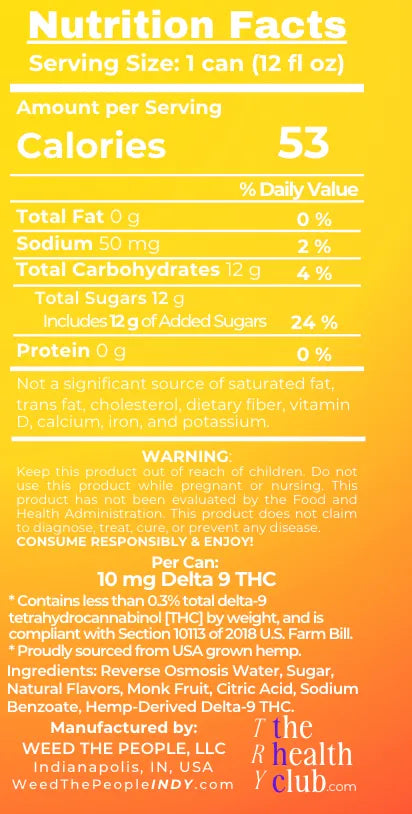 The Health Club - "Berry Buzzed" Strawberry Lemonade - 4-Pack
