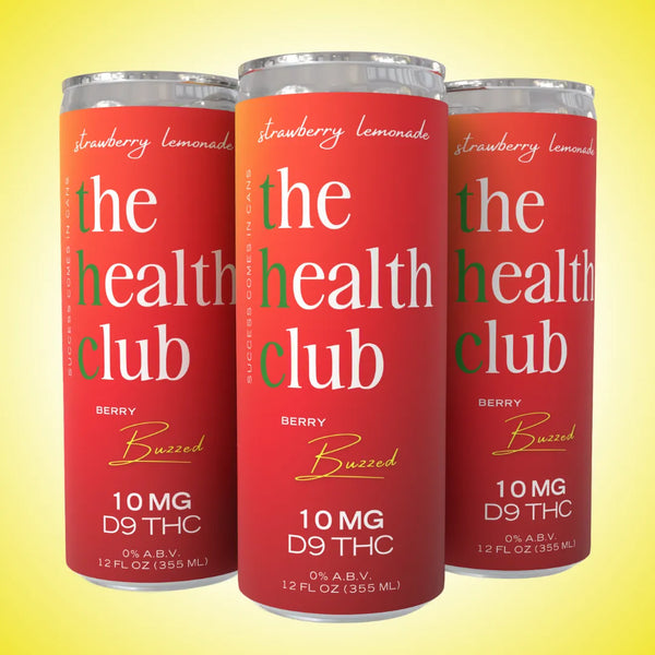 The Health Club - "Berry Buzzed" Strawberry Lemonade - 4-Pack